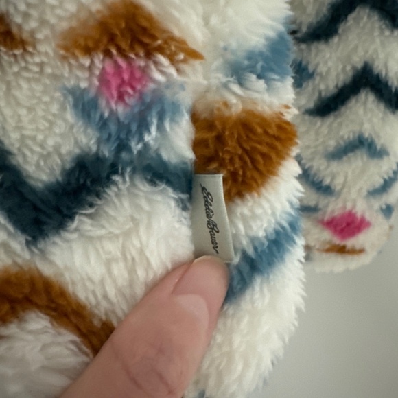 Eddie Bauer Womens Midweight Plush Quarter Zip Fleece Pullover - Picture 7 of 10